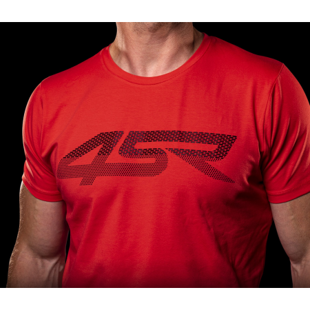 4SR T-Shirt Red 3D Black Logo